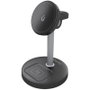Aisens Cargador Inalámbrico 3 en 1 15W ASCH-15W3WC066-BK Negro